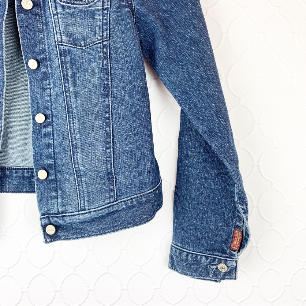 Seven 7 For All Mankind Jacket SFAMK Junior Jean Jacket M - Picture 4 of 6